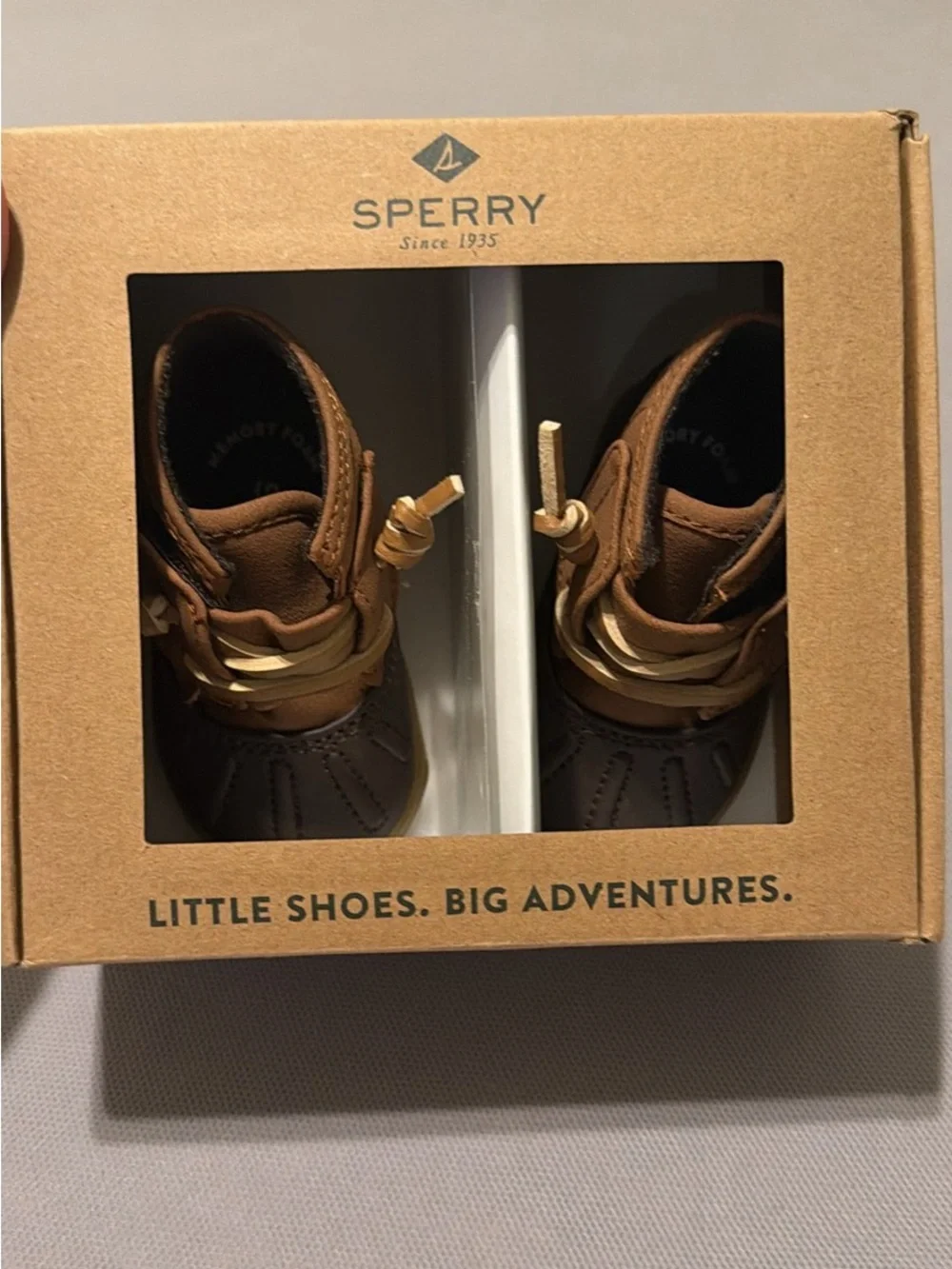 Sperry Toddler Brown and Tan Duck Boots